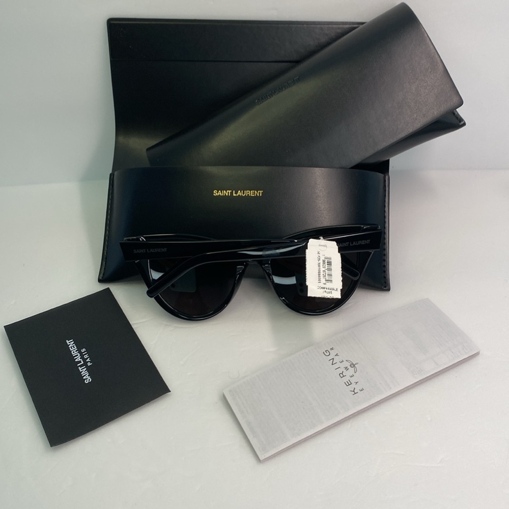 💯- New Authentic Yves Saint Laurent SL-425-001-54 54mm New Sunglasses - Picture 12 of 14